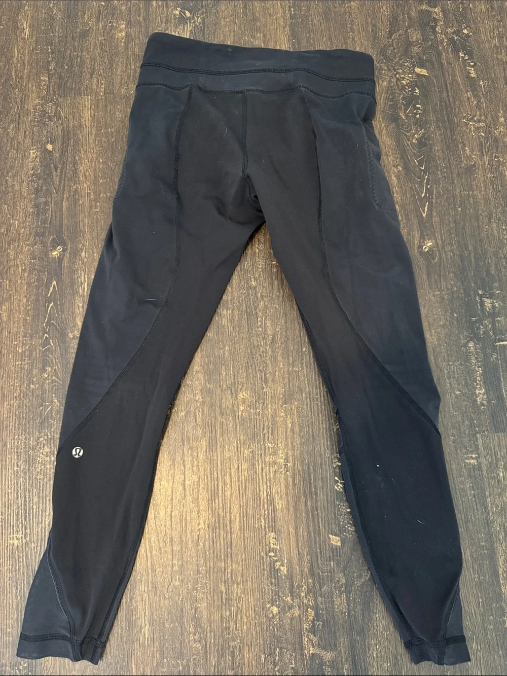 Black Athletic Zip-Pocket Leggings